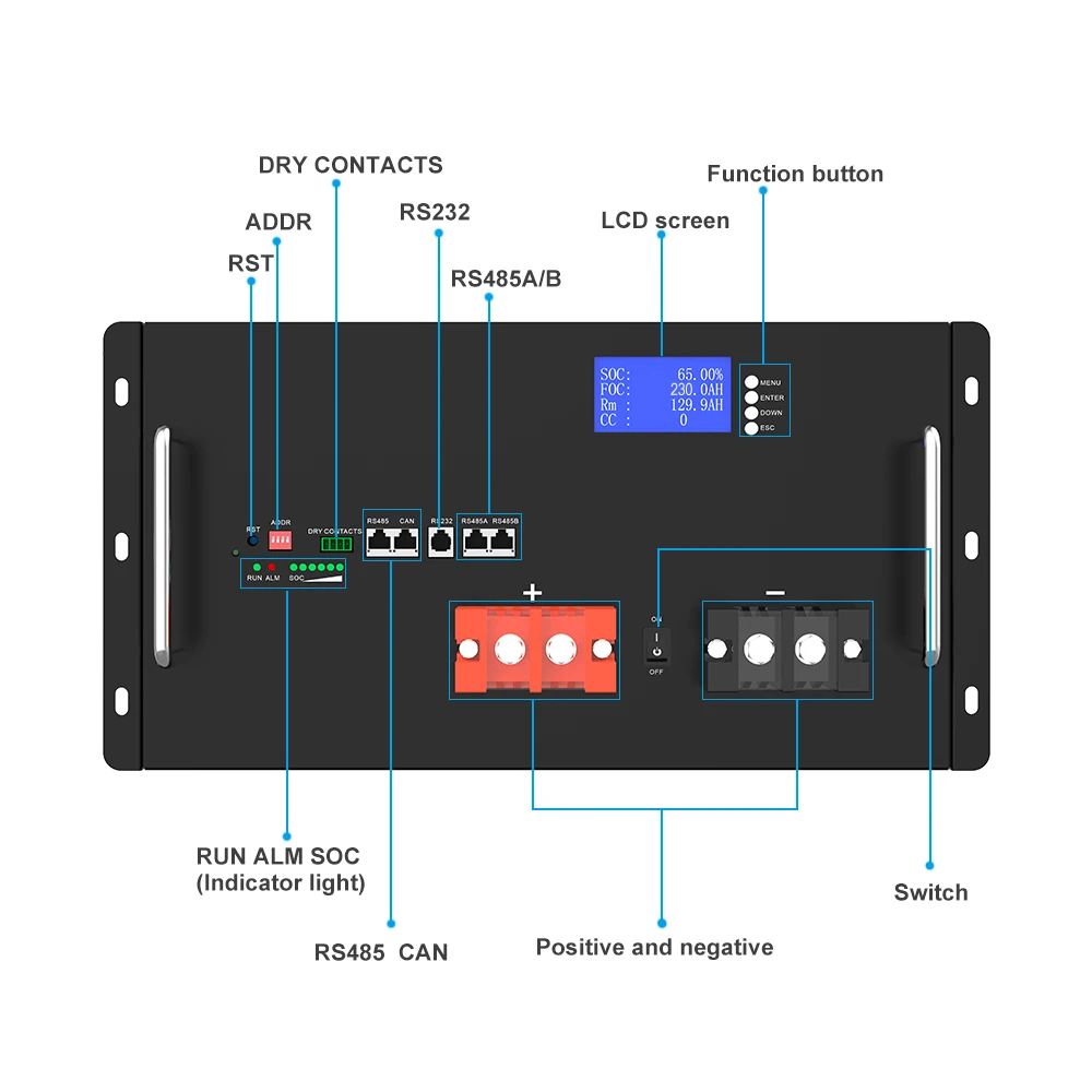 lifepo4 battery  Energy Storage Battery system Box 5kwh 10kwh 15kwh 20kwh Lithium ion 48V 200Ah 230Ah LiFePO4 battery