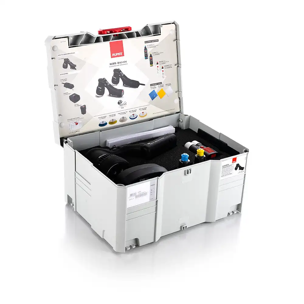 RUPES BIGFOOT HLR75-LUX MINI IBRID POLISHER Big Foot Random Orbital Dual Action Car Detailing Polishers