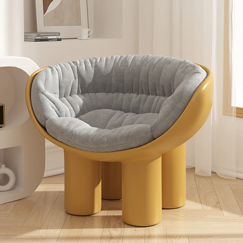 Chaise de salon en plastique, mobilier d'intérieur moderne et minimaliste, loisirs simples, extérieur, balcon