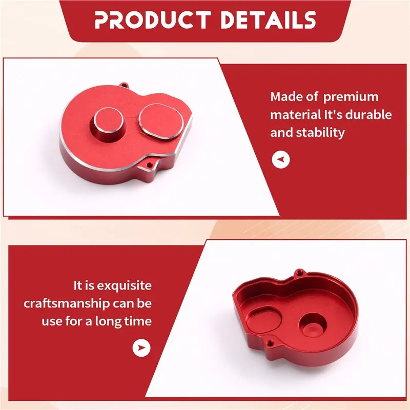 ABWE-RC Car Upgrade Gear Cover Kit For Wltoys 244016 LOSI Micro-B 1/24 RC Car Accessories