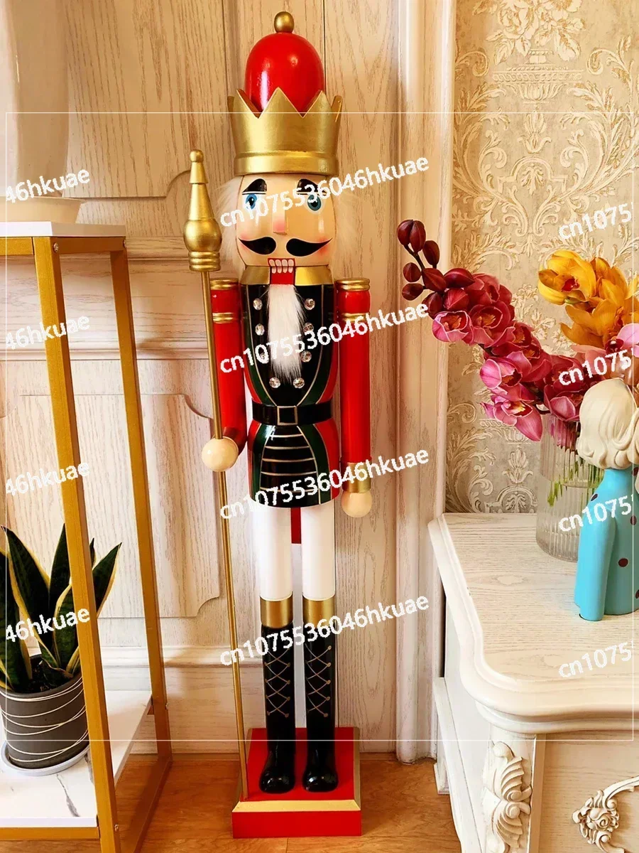 120 Cm Nutcracker Puppet Soldiers Decoration To The Hotel Coffee Shop Furnishing Articles Furnishing Articles Nordic Household