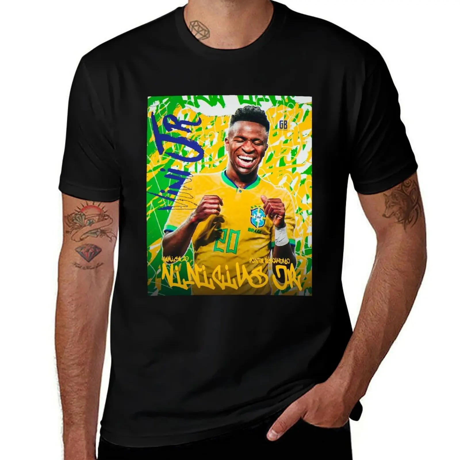 

Wallpaper Vinicius jr T-Shirt Large Size Breathable Tee