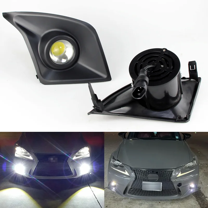 

Car LED DRL For Lexus IS200T F-Sport IS250 IS300 IS350 2014 2015 2016 Daytime Running Light Fog Lights Front Fog Lamp