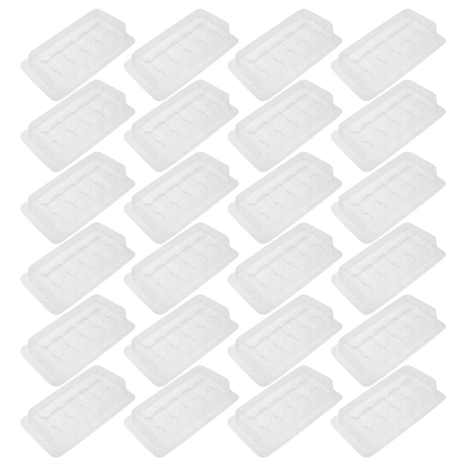 

100Pcs Plastic Tattoo Pigment Tray Disposable Ink Cup Holder for Microblading Needles Integrated Organizer Hygienic Tattooing