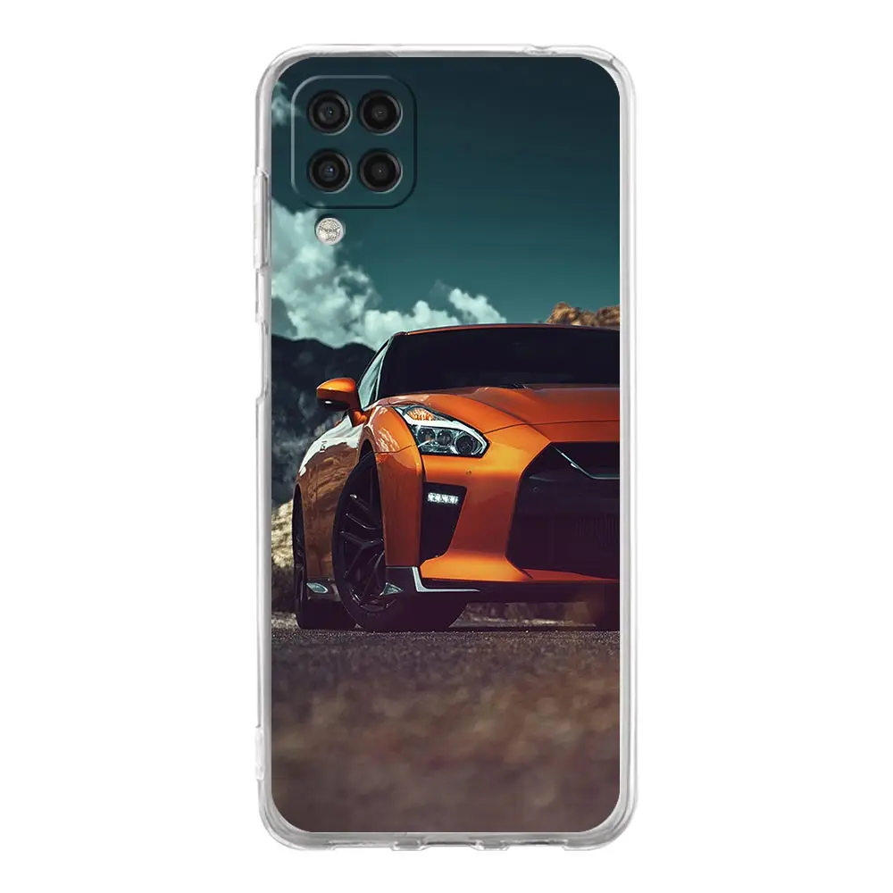 GTR Sport Car Clear Phone Case For Samsung A03 A13 A23 A33 A53 A73 5G Galaxy A01 A03s A11 A21s A31 A41 A51 A52 A71 M22 M31 Cover