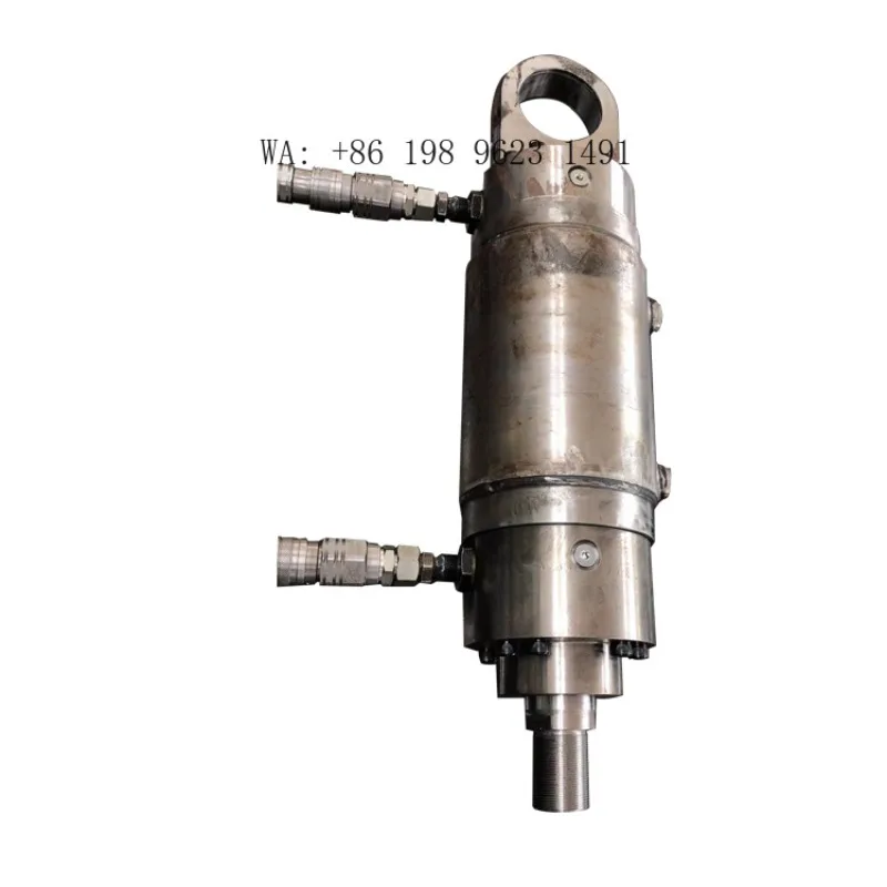 W63ES Front Rear Hydraulic Cylinder 100mm Rod 127mm Outer Tube 200mm Stroke 1MPa Industrial Oil Cylinder 1 Year Warranty