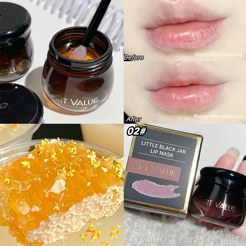 Lip Sleeping Mask Night Sleep Moisturizing Repair Fade Lip Lines Nourishing Hydrating Water Glossy Lip Balm Care Korean Cosmetic