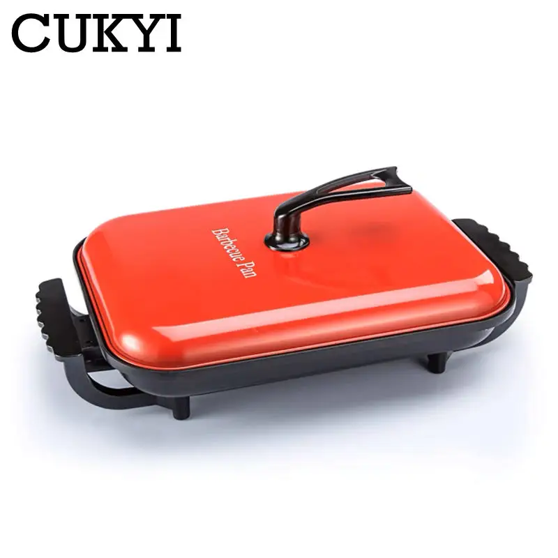 CUKYI barbecue pot household smokeless grill pan Korean multi-function barbecue grilled fish frame commercial non stick oven