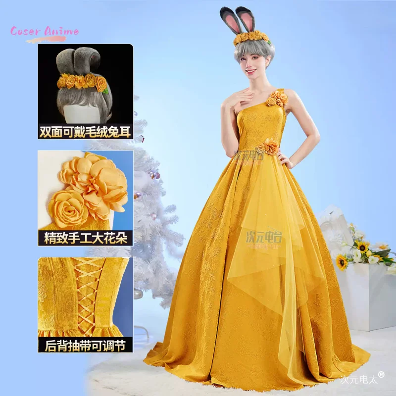 

Judy Hopps Cosplay Costume Uniform Halloween Carnival Party Christmas Play Role Clothes Clothing