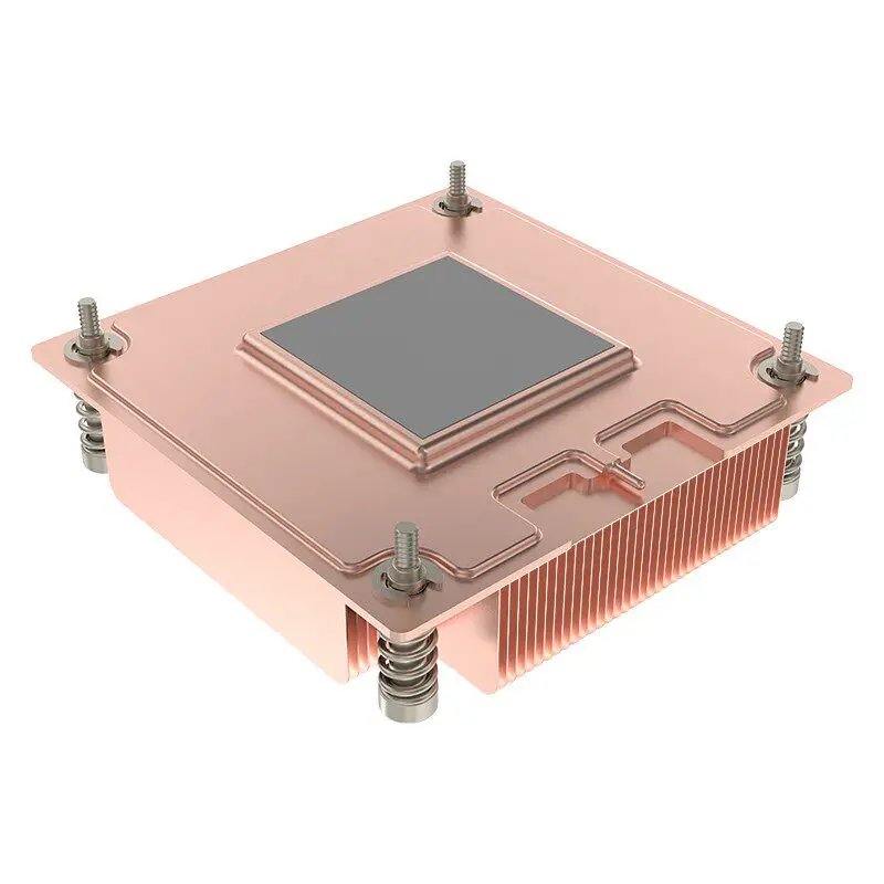 For 1U 2U Server CPU Heatsink Copper Base Heat Pipe Cooler LGA1700