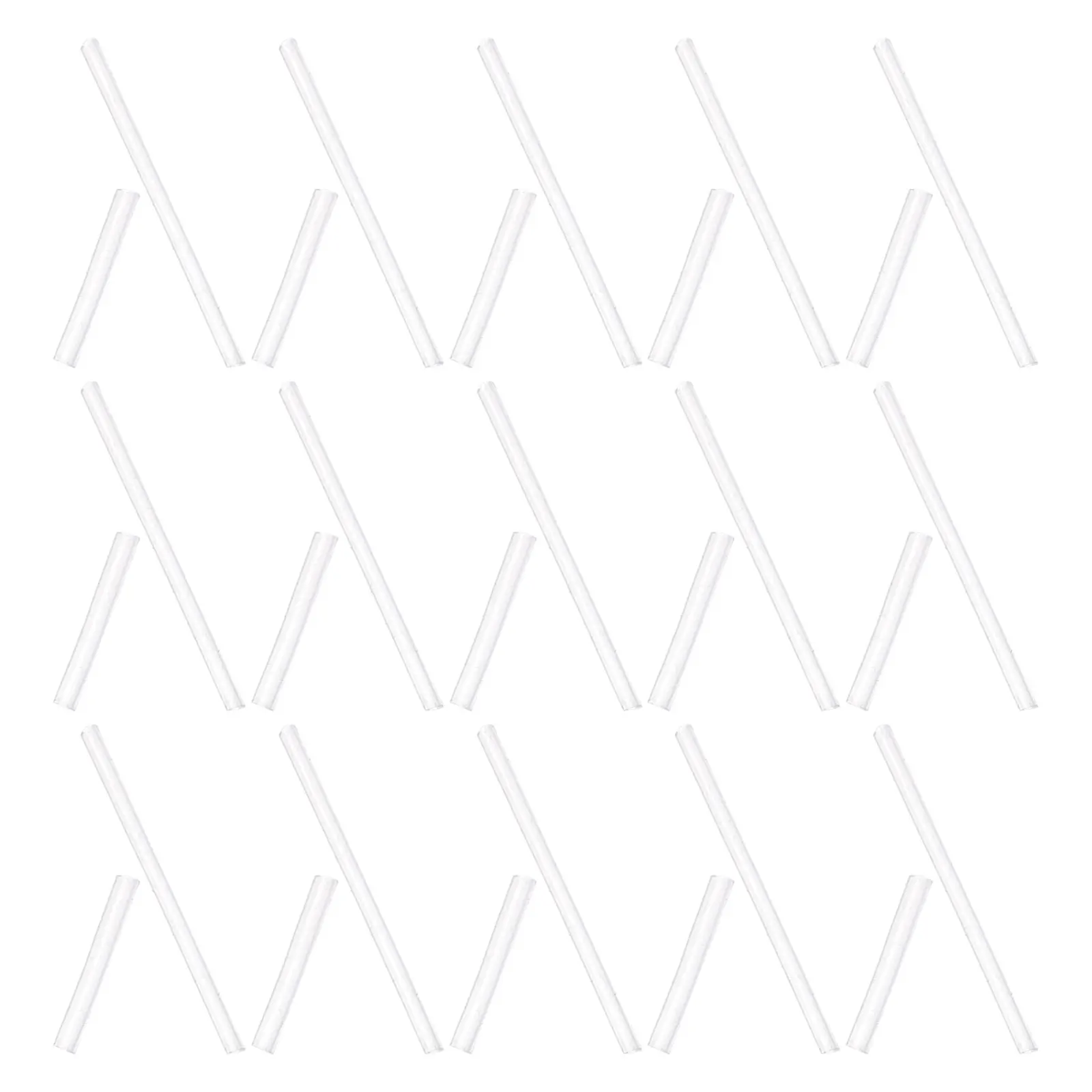 100pcs 0.8/2cm Silicone Earring Back Sleeves Clear Earring Protectors Gentle Piercing Covers Secure Ear Studs Support