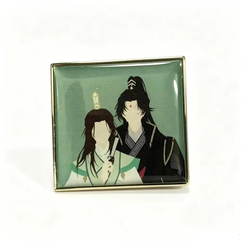 Scum Villain Self Saving System Anime Badge Shen Qingqiu Luo Binghe Cosplay Metal Brooch On Backpack Jewelry Fans Collection