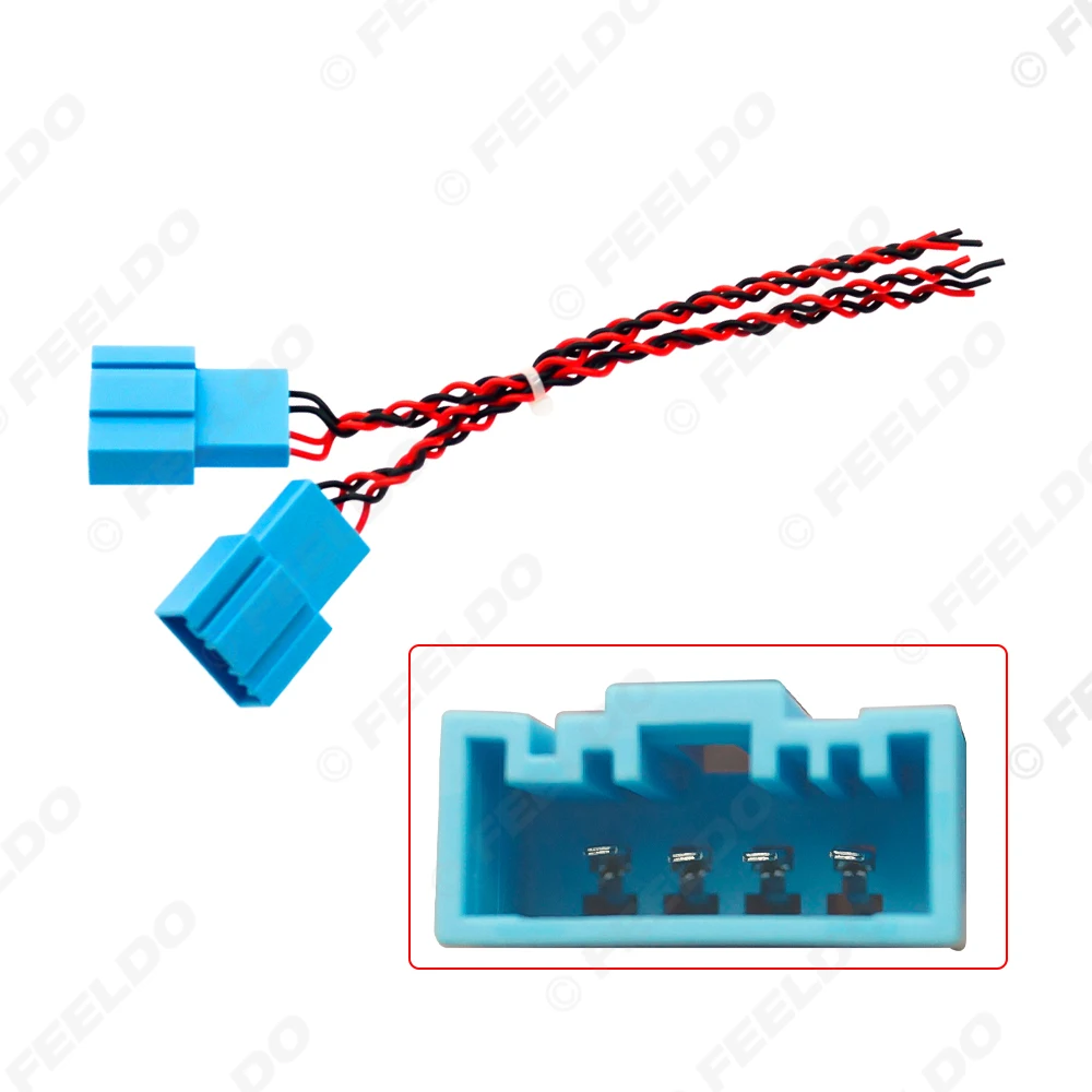 4Pair Car Stereo Speaker Wire Harness Adaptors For BMW Universal F10 F11 F15 F25 F30 G05 G30 F32 G11 G01 E90 E70