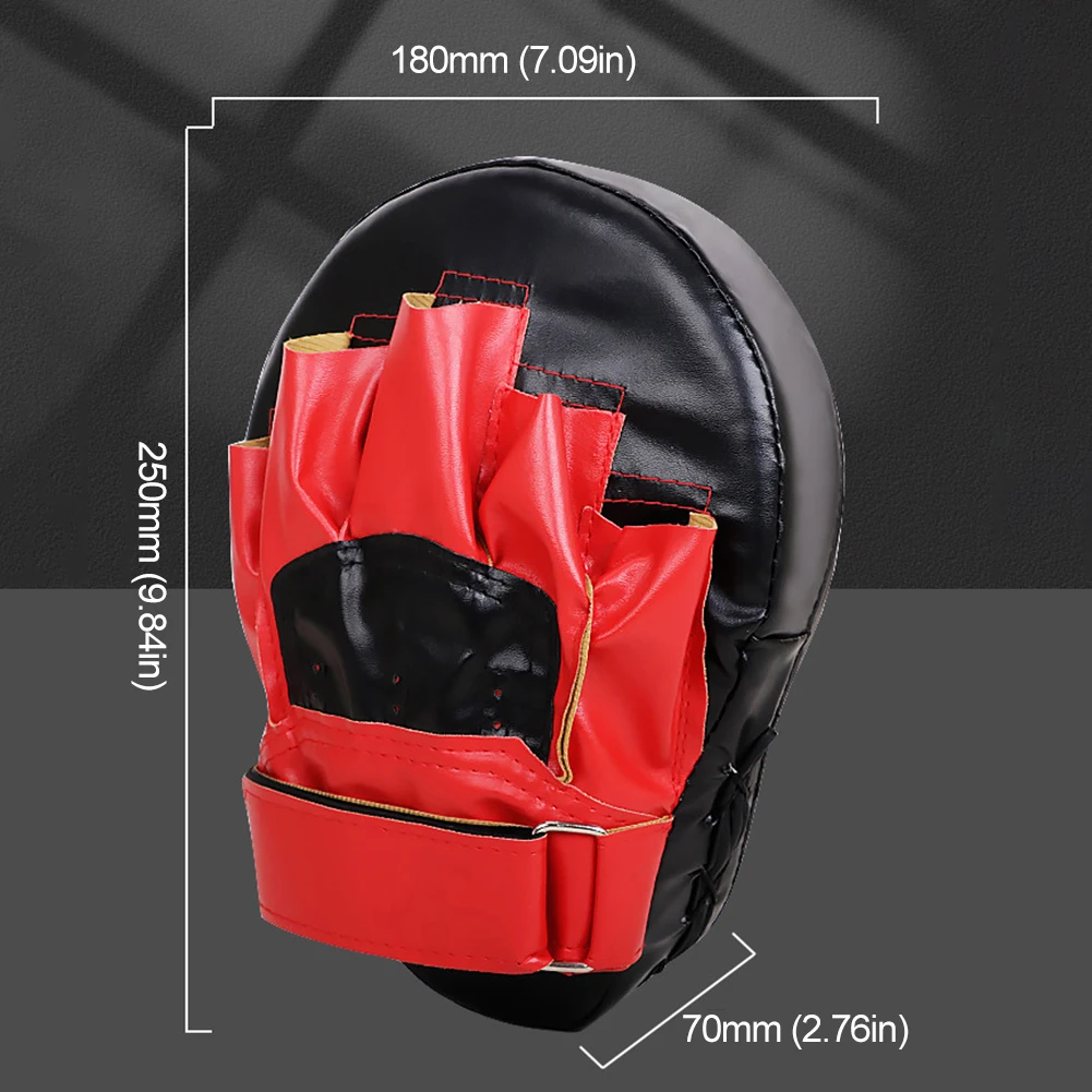 Curved Boxing Hand Target PU Leather Sanda Training Target Wear Resistant Boxing Training Pad Sports Training Equipment