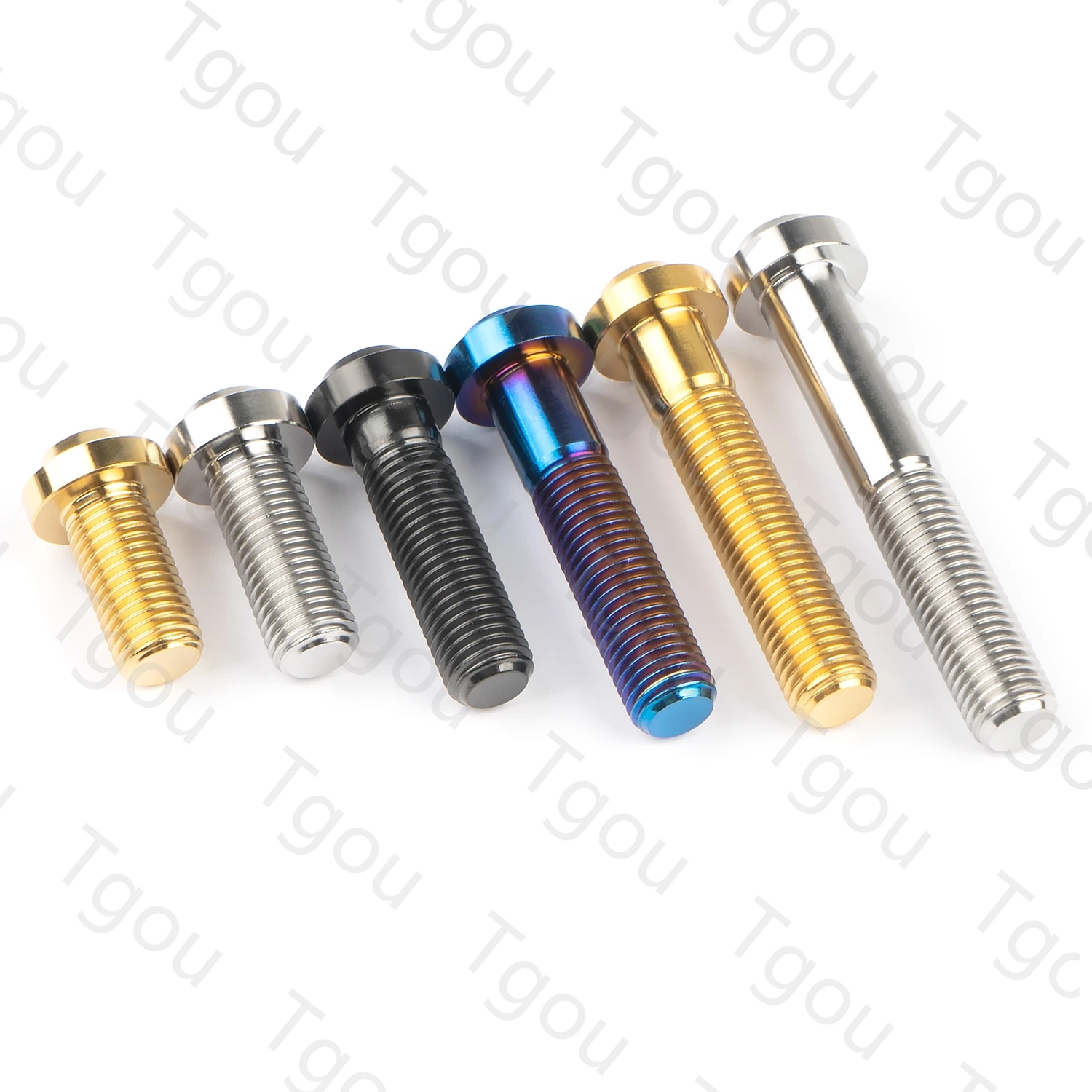 Tgou Titanium Bolt M10x20 25 30 35 40 45 50 60 65mm 1.25/1.5 Pitch Plummer Head  Torx T45  for Motorcycle Car