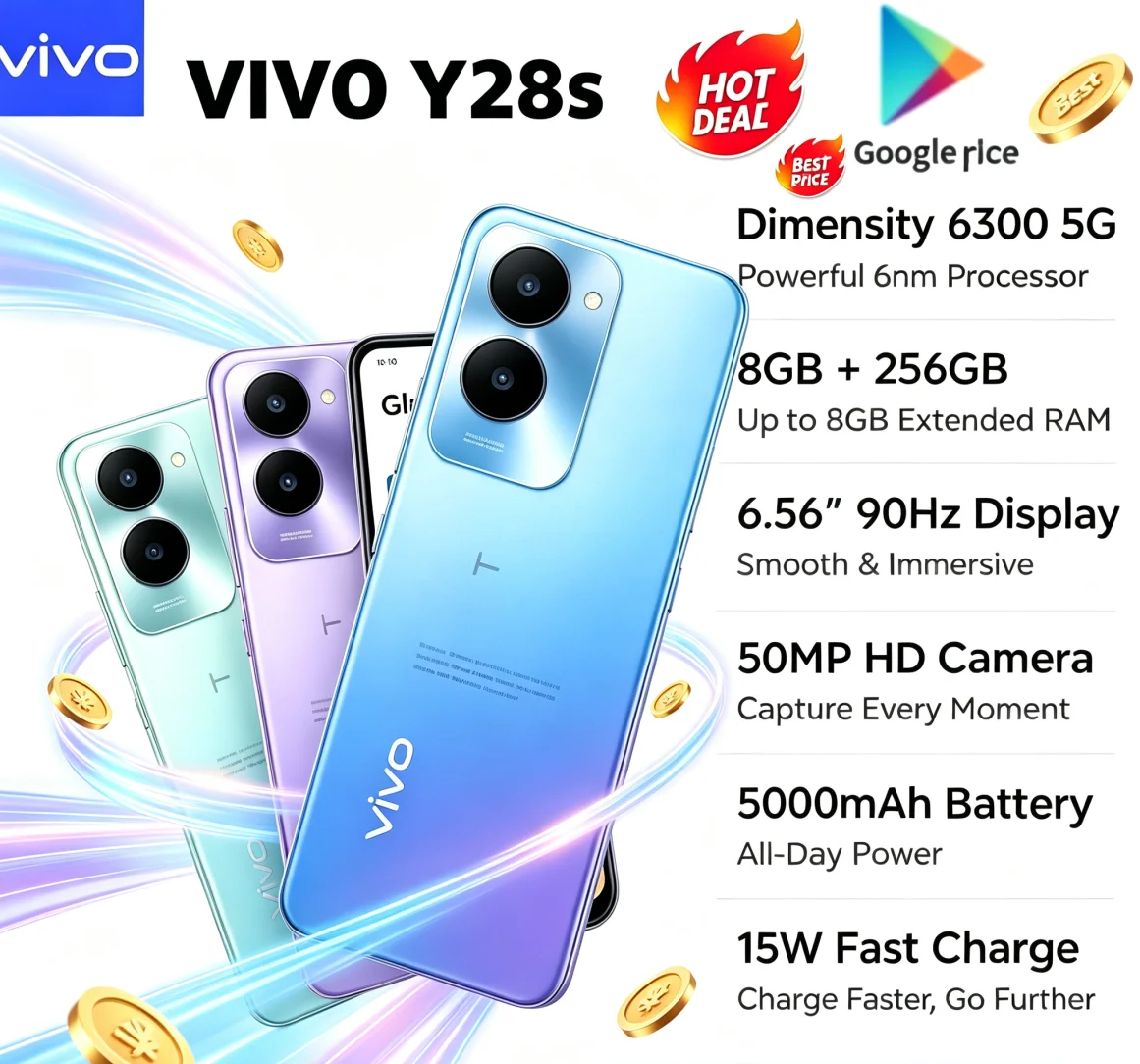 2026 Hottest VIVO Y28s 5G Dual - Vivo Y28 recension och pris
