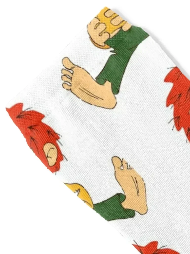 Pumuckl is an invisible goblin for everyone with red hair Socks Toe sports retro Socks For Women Men's