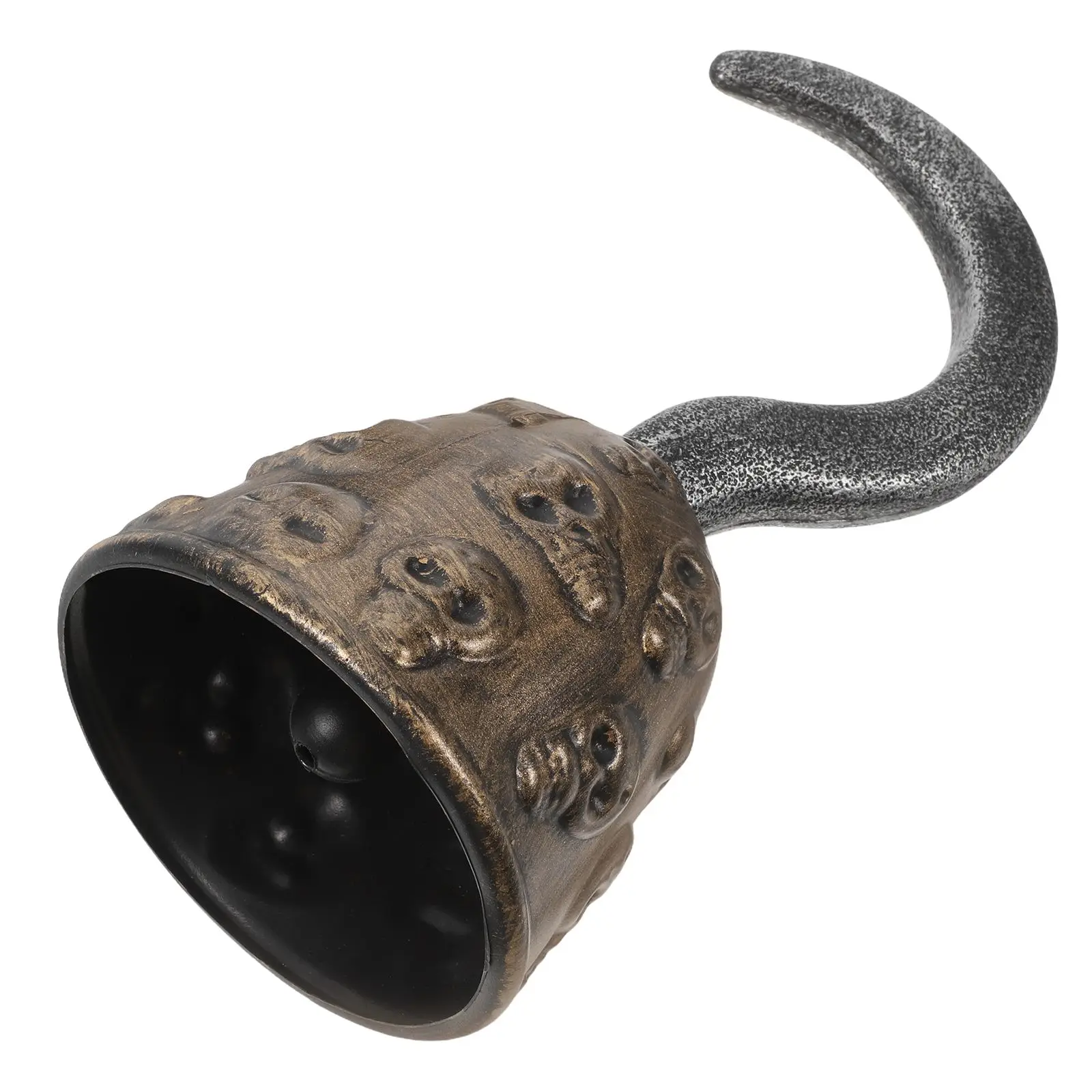 Pirate Hook Costume Accessory for Men Women Kids Halloween Party Supplies Vintage Plastic Hand Prop Ideal for Cosplay Role Play