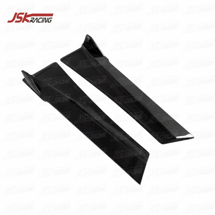REBEL STYLE CARBON FIBER SIDE SKIRTS SIDE FINS for 2012-2014 MCLAREN MP4-12C