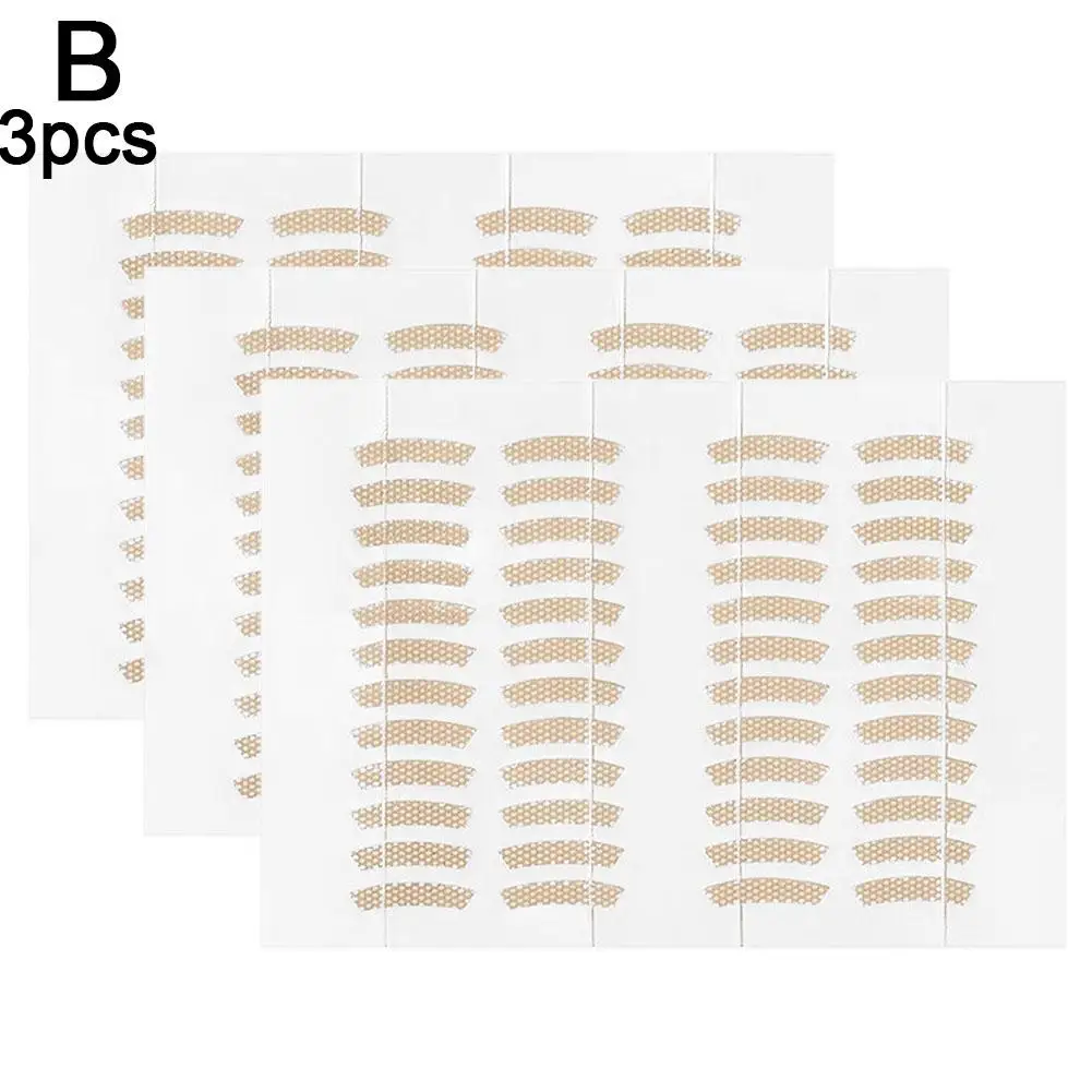 Ruban Adhésif Invisible pour Paupières, Double Possède une Dentelle Naturelle, Auto-Adhésif, Beige Clair, Outil de Rayure de Maquillage, Pâte Y9Y1