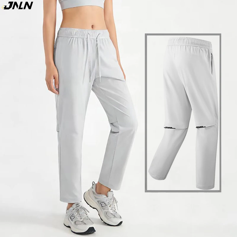 

JNLN Unisex Waterproof Hiking Pants Summer Lightweight Quick Dry Jogger Pants Men Women Trekking Climbing Baggy Sweatpants