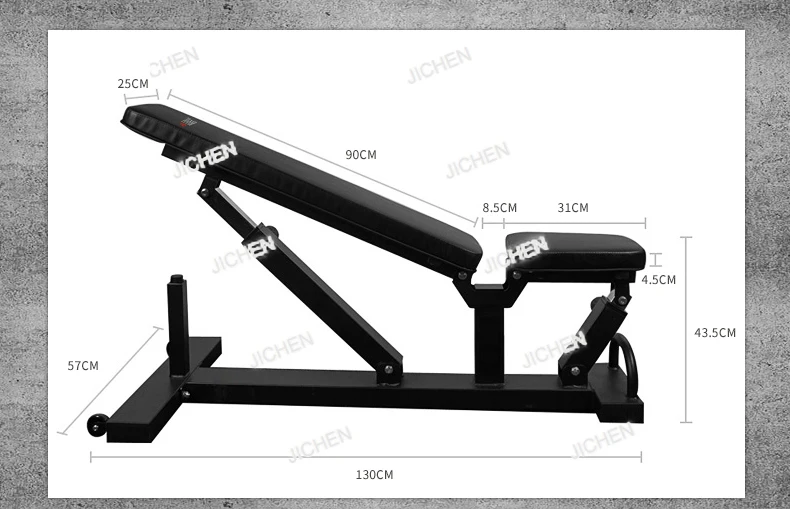 ダンベルスツール商業用フィットネスチェアプロフェッショナルベンチプレススツール家庭用ウェイトリフティングベッド男性用筋肉