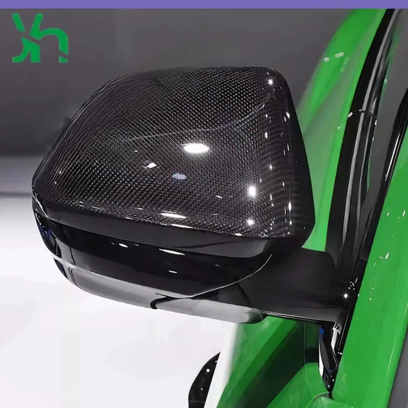 لامبورغيني أوروس أودي Q8 RS Q8 2018 اكسسوارات مرآة الرؤية الخلفية الخارجية ألياف الكربون الحقيقية غطاء مرآة الرؤية الخلفية