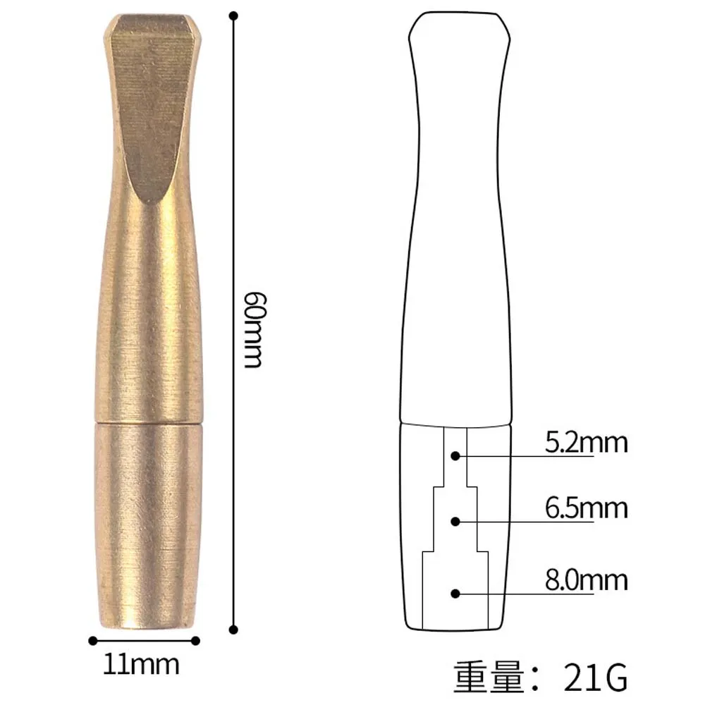 فلتر حامل سجائر نحاسي ، ناعم متوسط خشن كلاسيكي ، ثلاثة أغراض ، تنظيف قابل للفصل ، أنابيب قابلة لإعادة الاستخدام #6