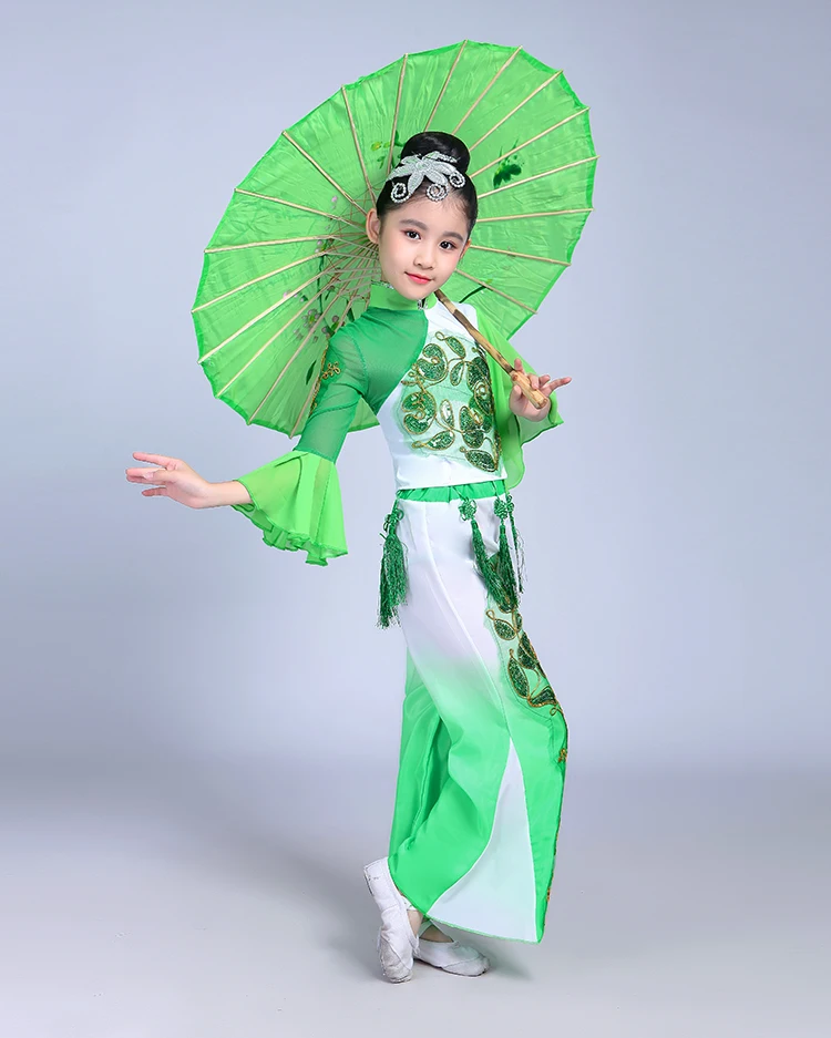 Ladies Chinese style han dynasty clothes classical dance performance clothing Yangko clothing national clothing stage clothing