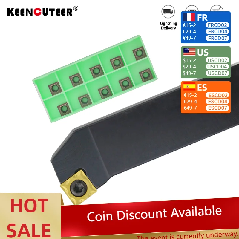

1 шт. SSKCR1212H09 SSKCR1616H09 SSKCR2020K09 наружный держатель токарного инструмента SCMT09 карбидная вставка для токарного станка автомат для резки адвокатского сословия набор инструментов токарный станок металлу