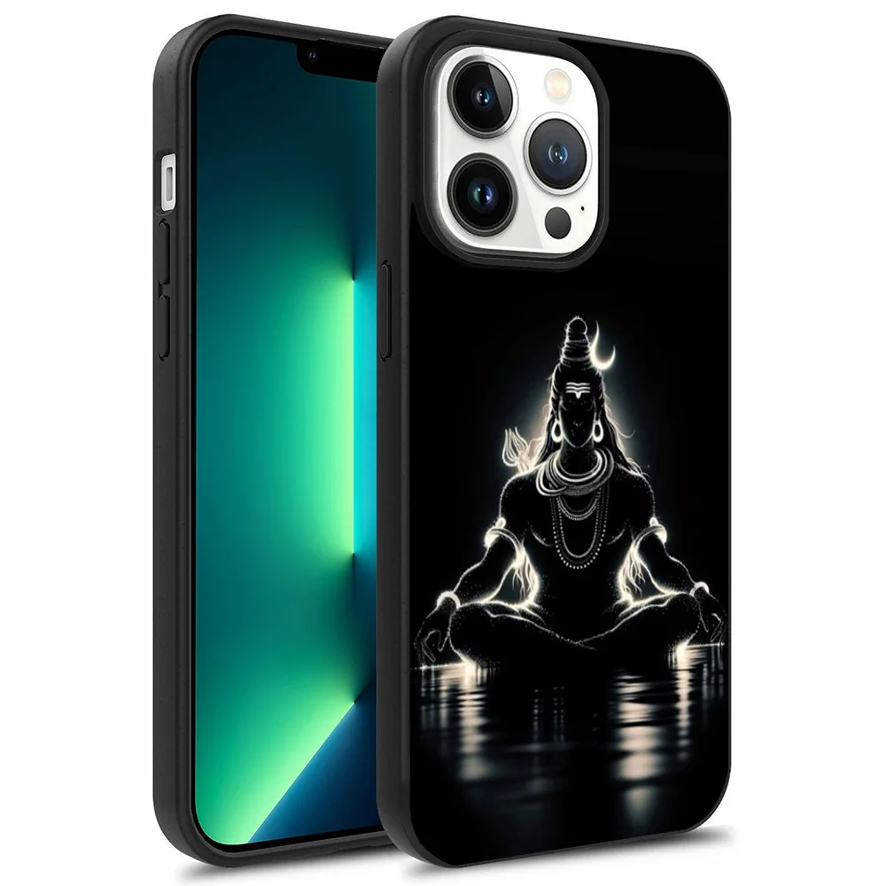 Lord Shiva Hindu God Buddha Phone Case For iPhone 15,14,13,12,11,Plus,Pro,Max Mini Magsafe Magnetic Wireless Charging