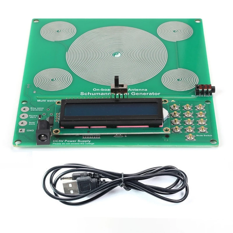 CJSD-Adjustable Schumann Wave Generator 0.01Hz-100000Hz, Multi-Waveform Signal Generator (Without Case)