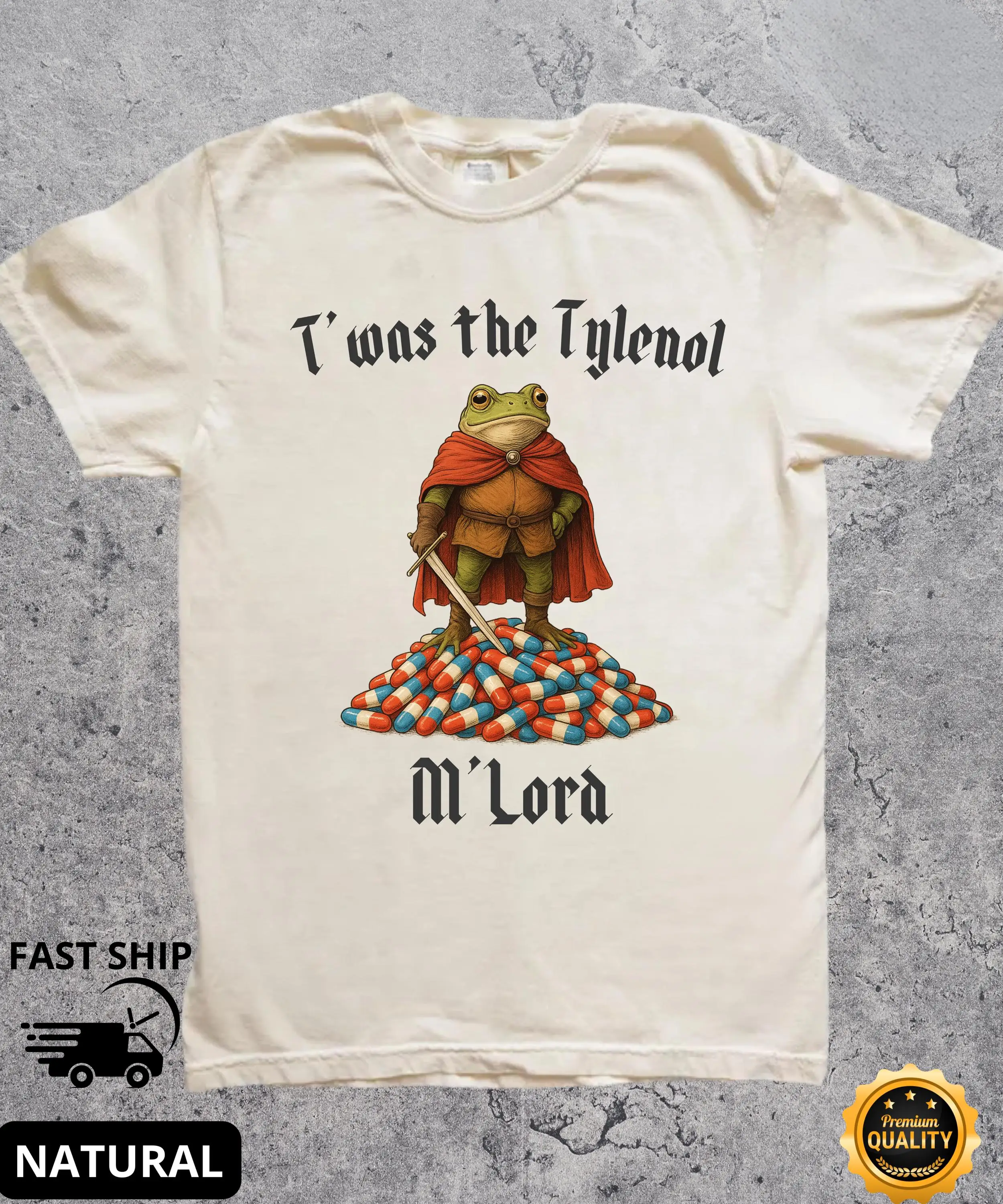 Tylenol Frog Shirt,Twas The Tylenol M'Lord,Funny Anti RFK Jr Frog Liberal Meme Shirt,Vaccine Awareness Shirt