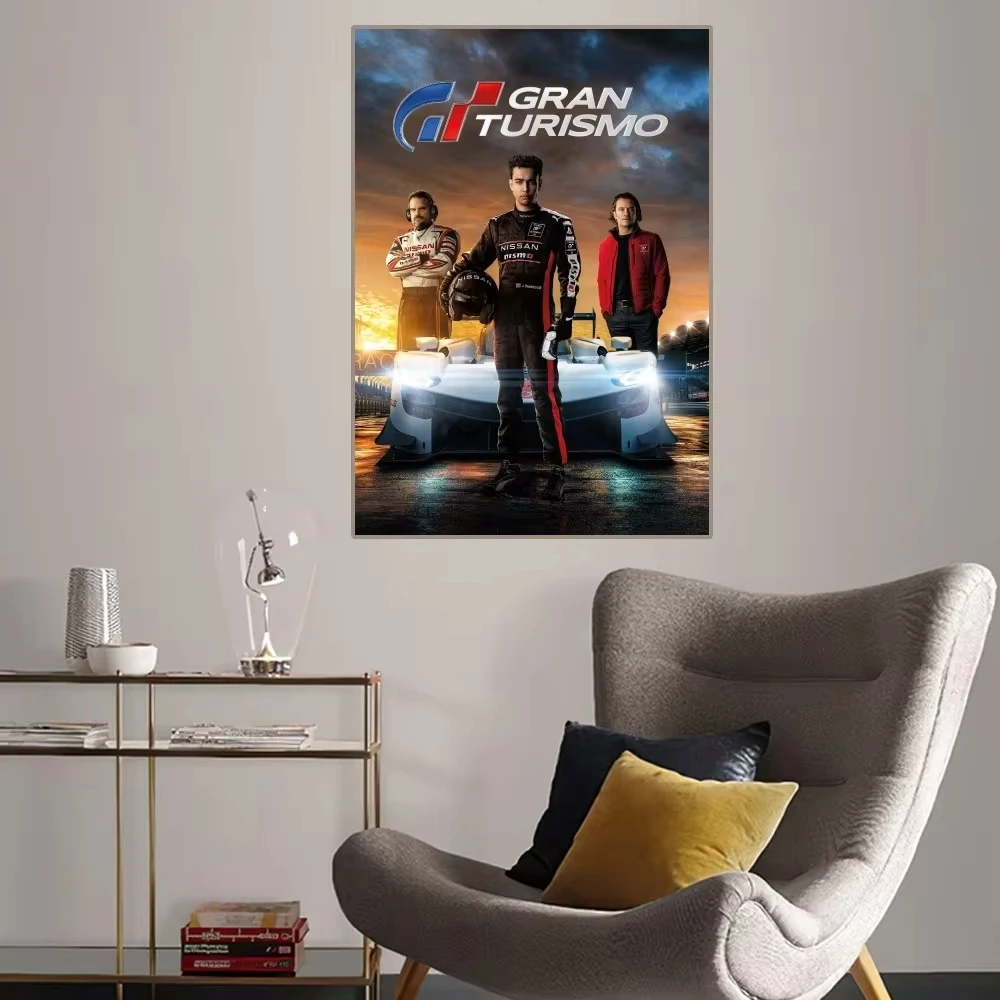 Gran Turismo Poster Home Room Decor Living Room Bedroom Aesthetic Art Wall Canvas Painting Stickers