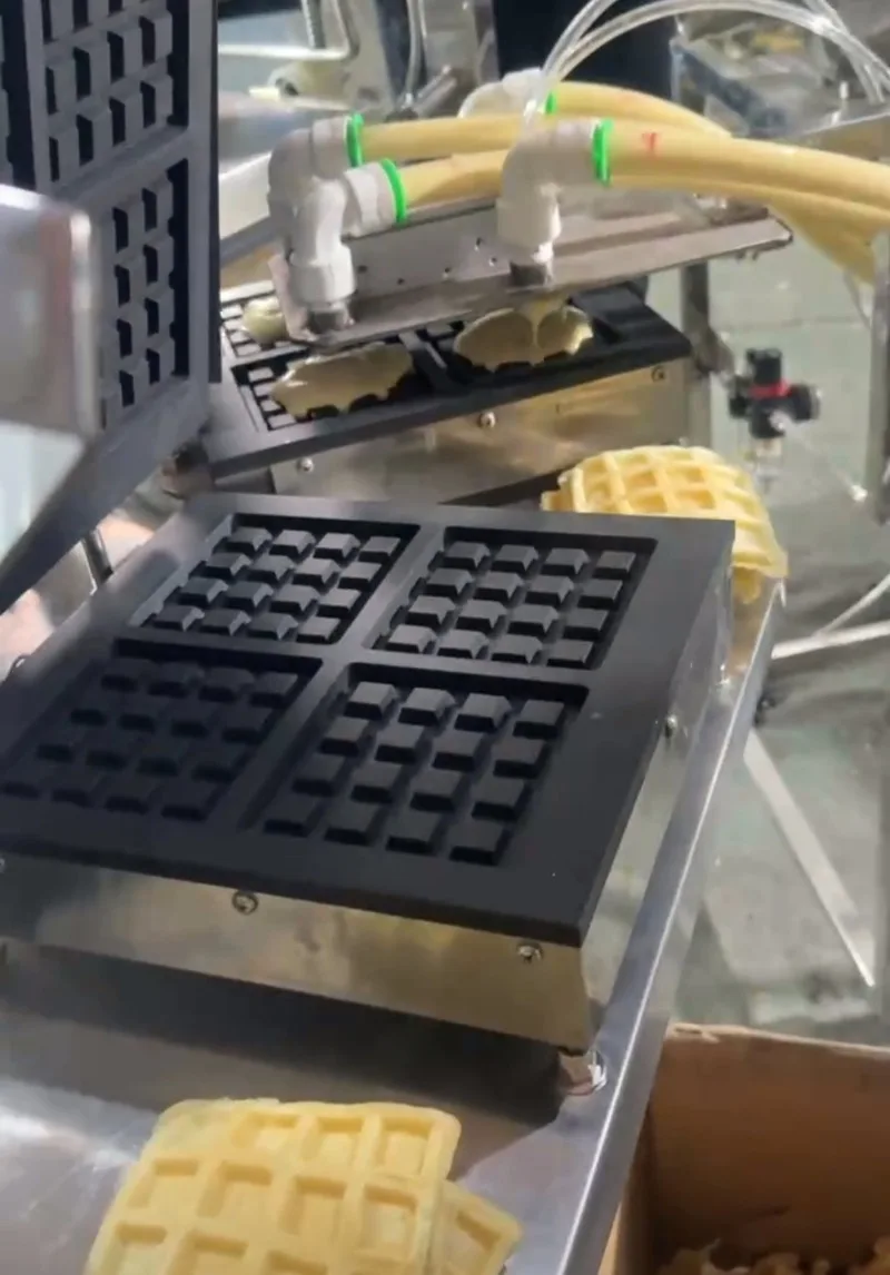 Commercial Waffle Maker 10 Heaters
