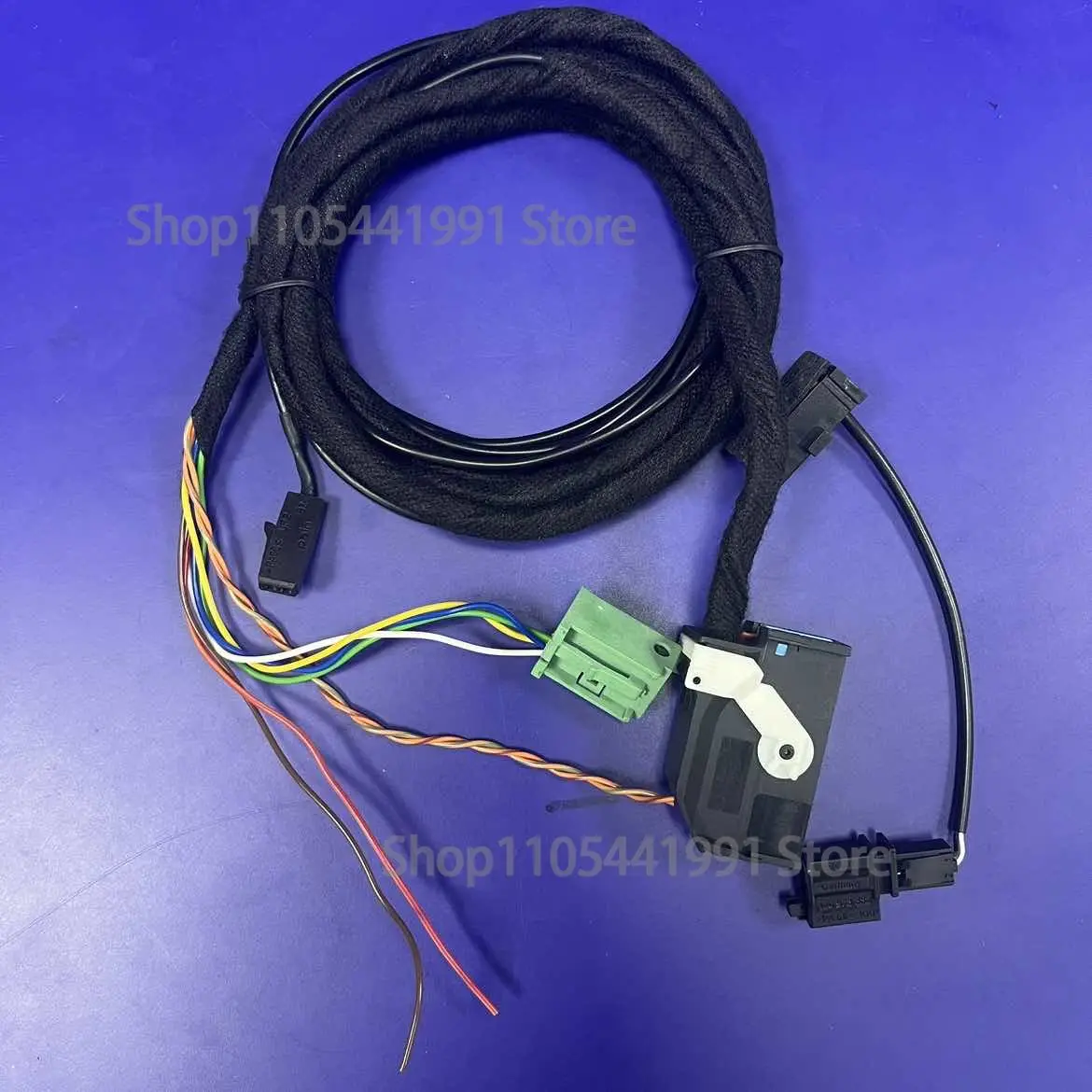 Wire Harness Cable RCD510 RNS510 Audio Harness Cable Adapter with Mic Compatible for VW Passat Jetta 8X0035447A for Golf 6