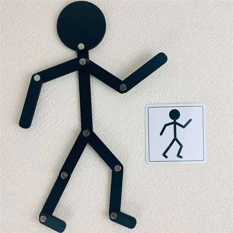 Sport Wooden Man Material DIY Puzzle Educational Game Early Learning For Children Fine Motor Training