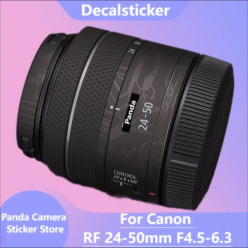 Para Canon RF24-50 F4.5-6.3 calcomanía de piel película de envoltura de vinilo lente sin espejo cuerpo pegatina protectora abrigo RF 24-50 4,5-6,3 24-50mm