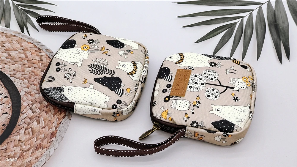 Nette Tampon Lagerung Tasche Frauen Mädchen Serviette Sanitär Pad Beutel Kosmetik Tasche Fall Tragbare Geldbörse Mini Reise Veranstalter – Detail 25
