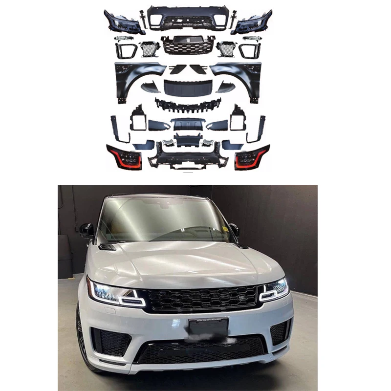 

OEM Bodykit UPGRADE to Customized Edition Tuning Front Rear Bumper Body Kit for Range Rover Sport L494 2014-2017 up to 2018-2022