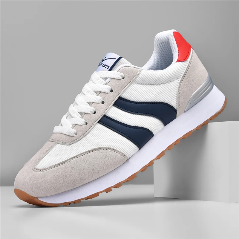 

Мужская повседневная спортивная обувь, удобная и дышащая сетка, модная и модная обувь для папы на толстой подошве, уличная спортивная обувь.