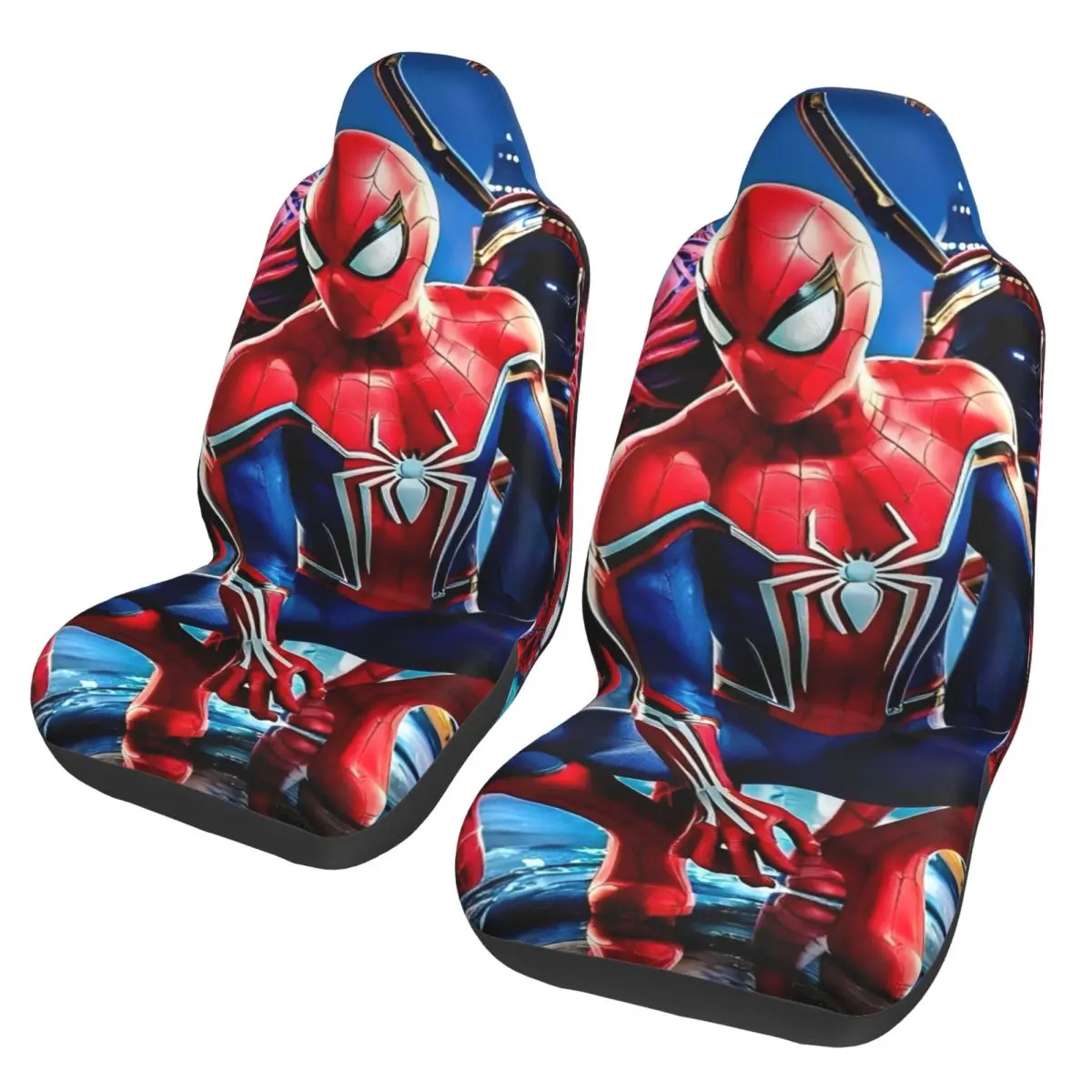

Spider Man Super Hero Automotive Seat Covers for Cars Suv And Truck Car Seat Covers Universal Fit for Front Seats Set of 2
