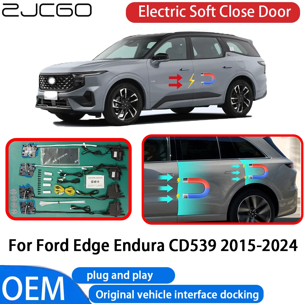 

for Ford Edge Endura CD539 2015-2024 Car Automatic Electric Soft Close Door Closer System OEM Plug and Play Comfort Closing