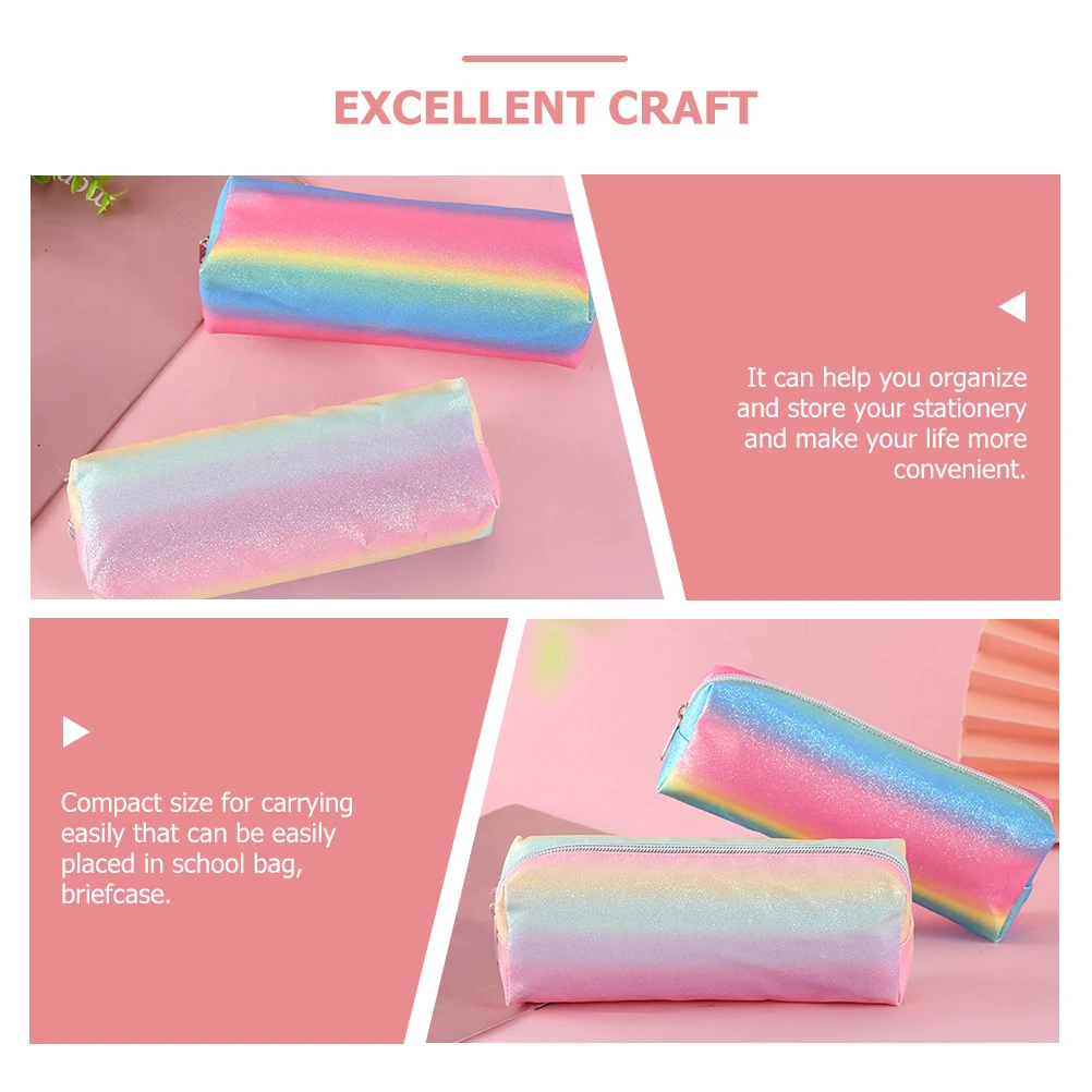 

small pencil case small pencil pouch glitter pencil pouch student pencil pen bag pencil storage bag