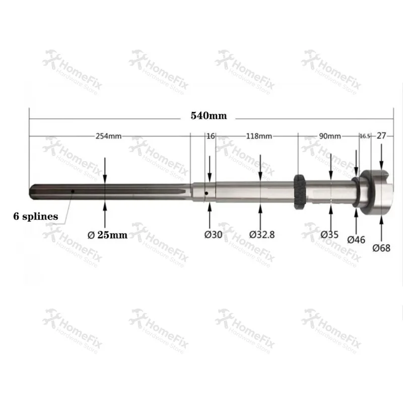 1PC CNC Milling Machine Spindle Shaft NT30 Vertical Milling Machine Rocker Replacement Part