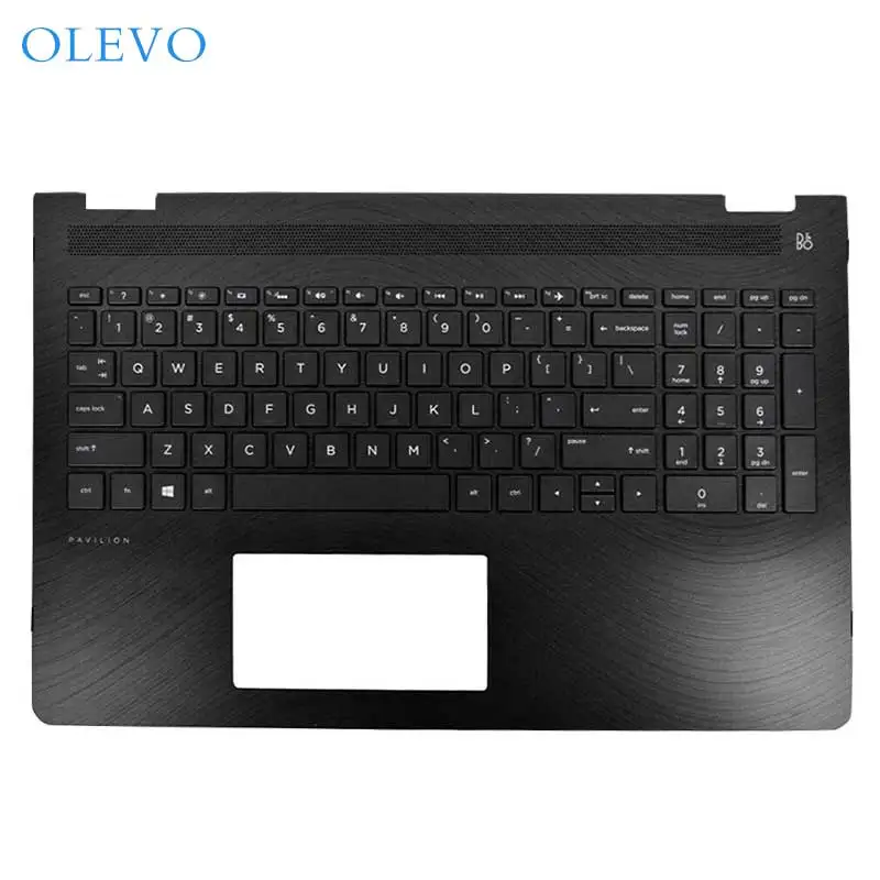 

New Original For Pavilion X360 15-BR TPN-W126 Laptop Palmrest Case Keyboard US English Version Upper Cover