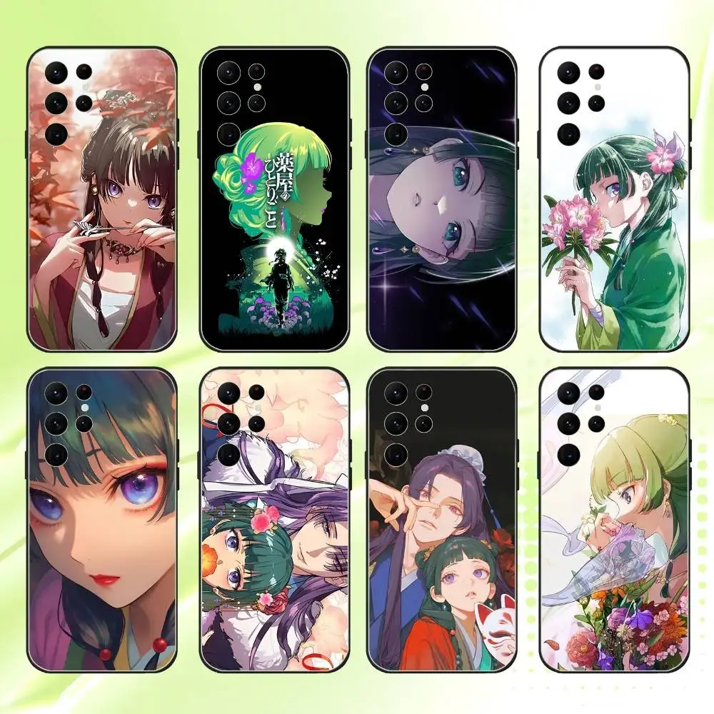 

Apothecary Diaries Maomao Phone Case For Samsung S 25,24,23,22,30,21,10,9,Ultra,Plus,Lite,FE,4,5G Black Soft Case