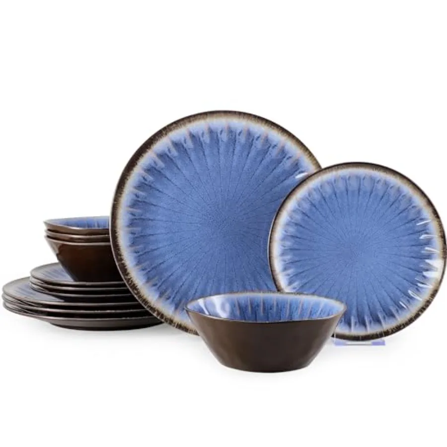 

Наборы меламиновой посуды из 12 предметов: тарелки и миски, меламиновые тарелки для улицы, небьющаяся посуда для сервировки