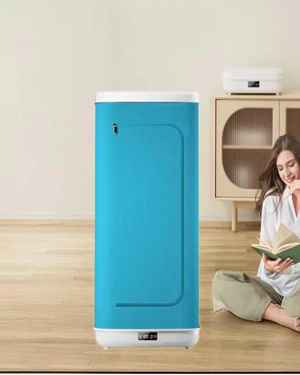 Portable Mini Dryer with Remote Control, Fast & Easy to Use for Small Spaces, Apartments, RVs, Dorms