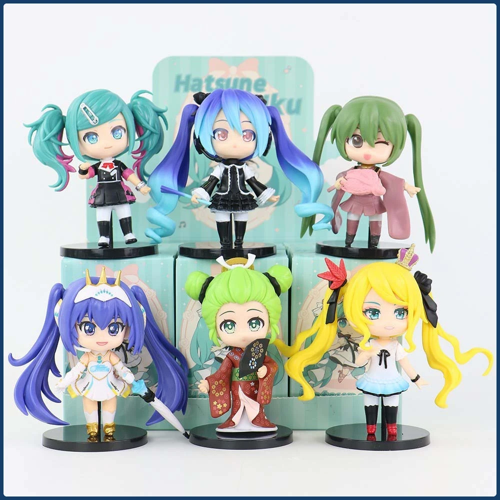 Linda caja ciega de personaje de anime versión Q - Figura de juguete de moda Bloks para colección y decoración de habitaciones